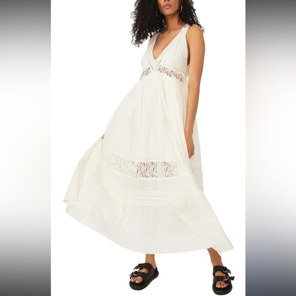 Free people Carla ivory lace dress - Picture 7 of 8